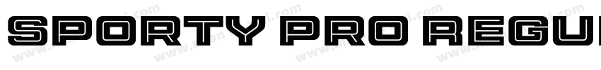 Sporty Pro Regular XP字体转换